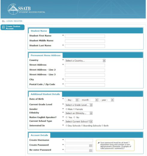 SSAT考试官网,SSAT考试报名,SSAT考试注册